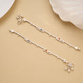 Simple Lightweight Silver Baby Anklets