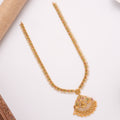 Elegant Floral Golden Pendant Haram