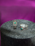 Antique Velvet Touch Emerald Toe Ring