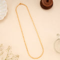 Silver Gold Plated Wheat Chain