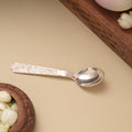 Grand Floral Design Baby Silver Spoon