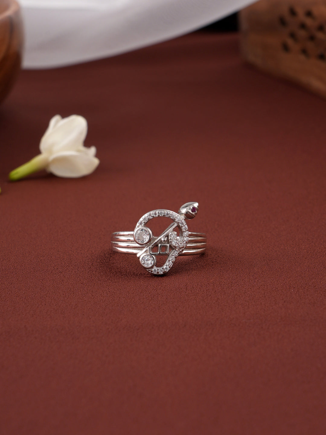 Handcrafted Om Muruga Rings