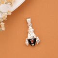 Lord Tirupati Face Silver Pendant