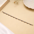 Antique Elephant Motif Link Silver Bracelet