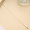 Elegant Heart Link Silver Link Bracelet