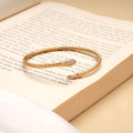 Charming Stone Snake Style Golden Kada