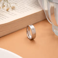 Modern Wavy Design Silver Band Ring