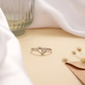 Pleasant Hollow Heart Silver Ring