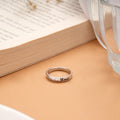 Lovely Love Enamel Silver Ring