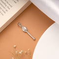 Devotional Lotus Om Vel Silver Pendant
