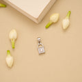 Tiny Lock Silver Pendant