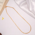 Traditional Smooth Finish Gold Plated Chain