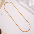 Trendy Twisted Link Gold Plated Chain