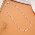 Bold Paper Link Silver Men’s Chain