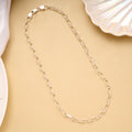 Unique Silver Paper Link Men’s Chain