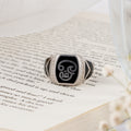 Spiritual Om Symbol Silver Ring