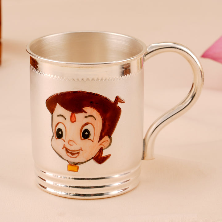 Chota Bheem Design Silver Cup