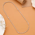 Modern Men’s Silver Bar Link Chain
