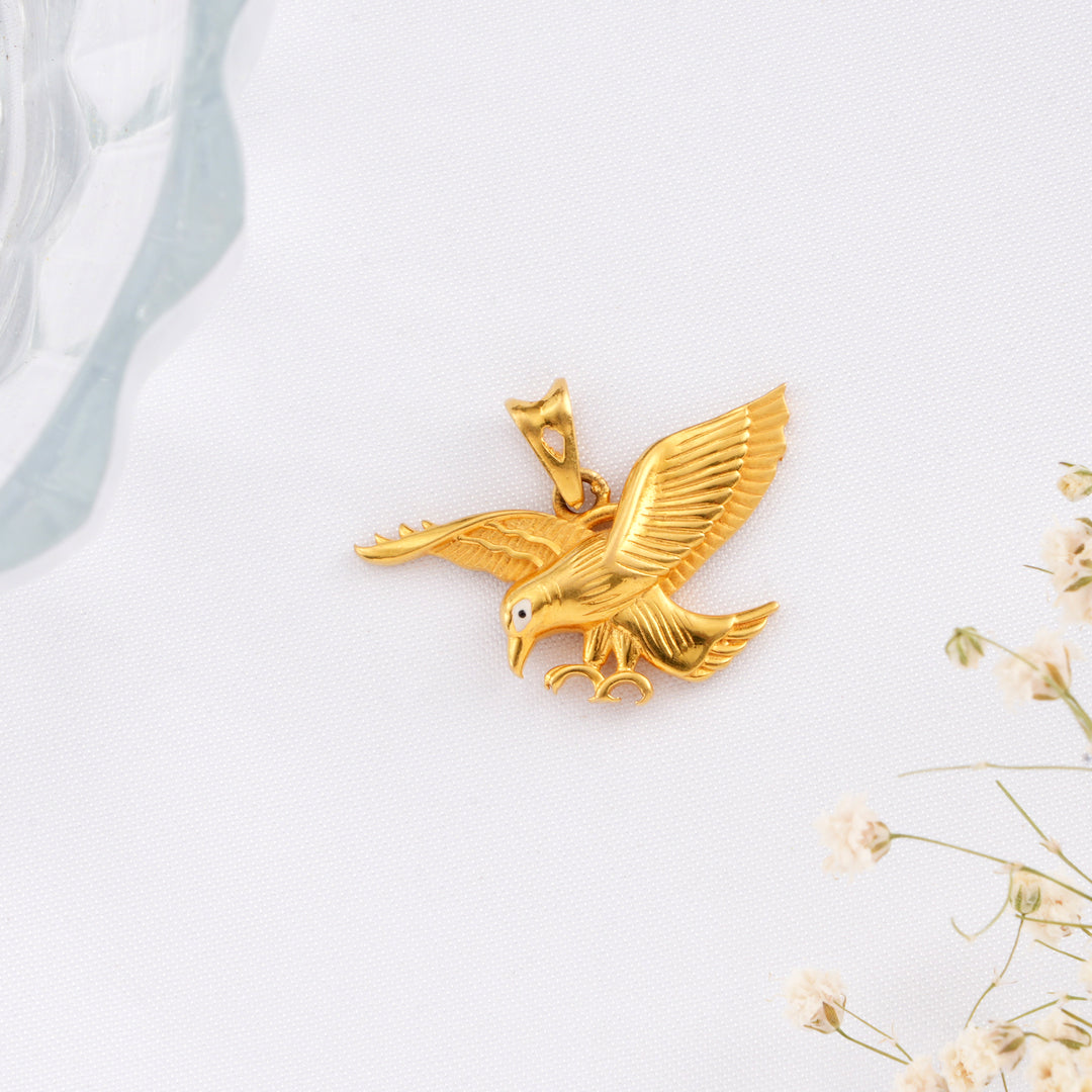 Exclusive Eagle Design Gold Pendant