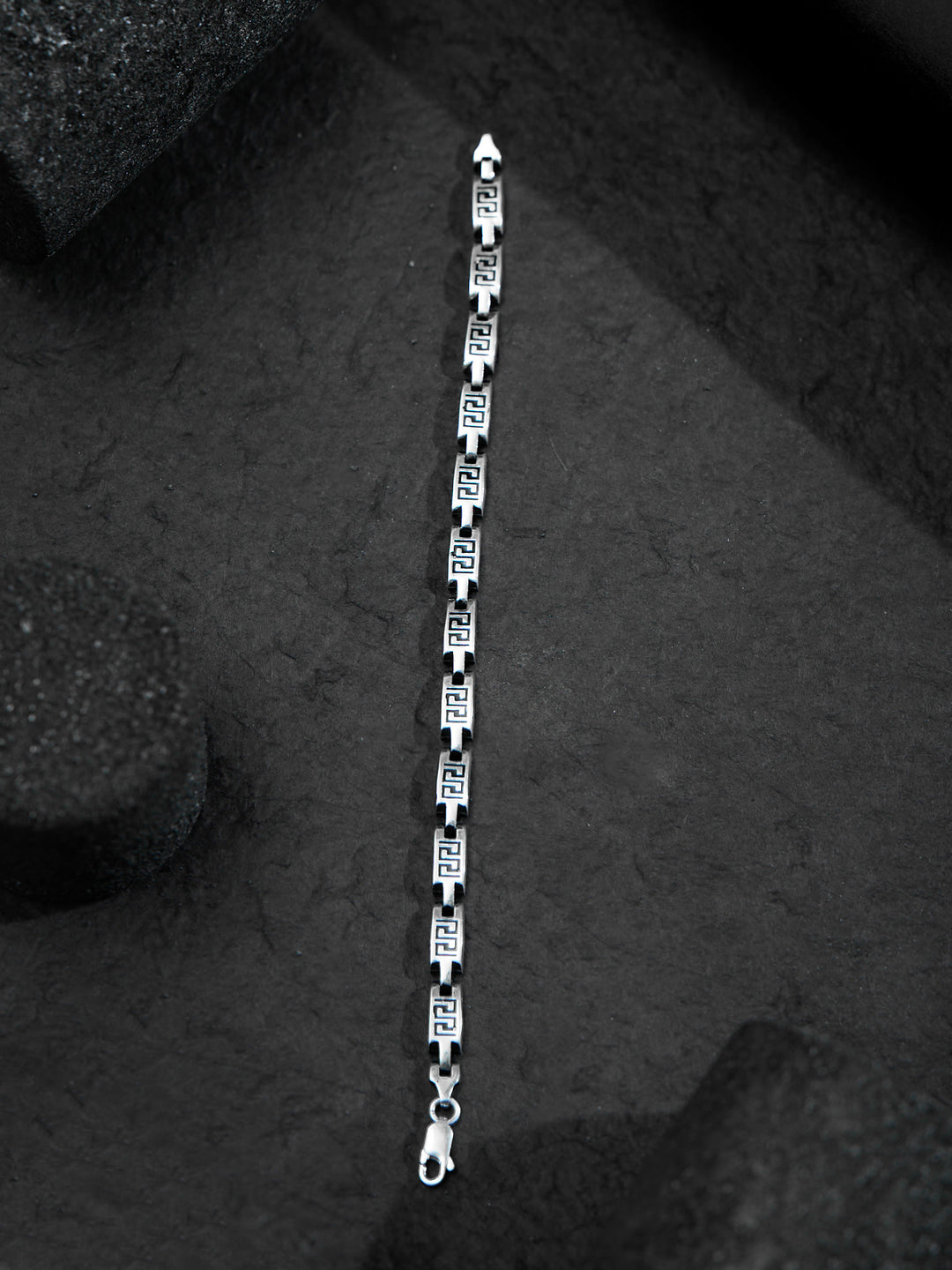Grecian Meander Link Bracelet