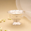 Premium Leaf Design Floral Silver Santhana Pela