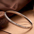 Stylish Dotted Pattern Silver Men’s Kada