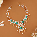 Classic Halo Drop Swarovski Necklace