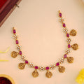 Astalakshmi Ruby Gemstone Layer Necklace