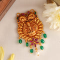 Precious Lakshmi Nagas with Emerald Pendant