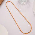 Elegant Loop Twisted Link Gold Plated Chain