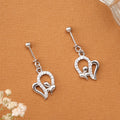Floral Heart Curve Silver Koppu