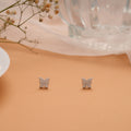 Majestic Butterfly Stone Silver Koppu