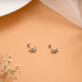 Timeless Olive Green Leaf Silver Koppu