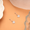 Geometric Design Hanging Silver Koppu