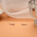 Sleek Wave Design Silver Ear Cuff