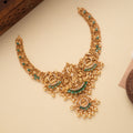 Madurai Meenakshi Amman Temple Design Golden Necklace