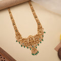 Goddess Lakshmi Gopuram Design Golden Haram