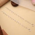 Ethnic Design Link Drops Silver Anklet