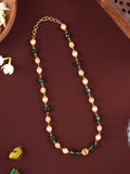 Golden Grace Green Beaded Chain