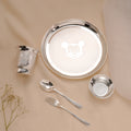 Micky Mouse Silver Bowl and Spoon Set