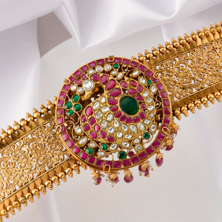 Gold Plated Jadau Style Hipbelt