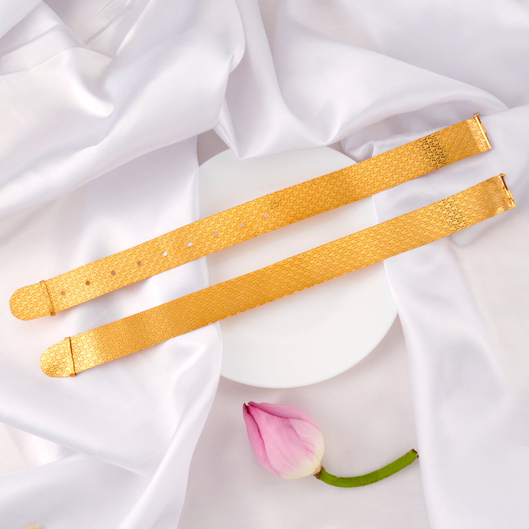 Shining Backside Gold-Plated Oddiyanam Belt