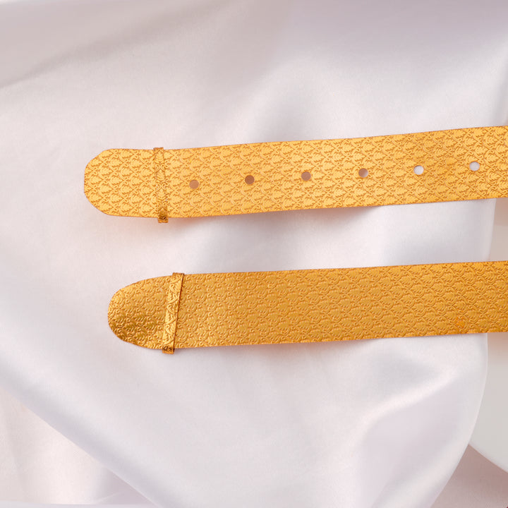 Shining Backside Gold-Plated Oddiyanam Belt