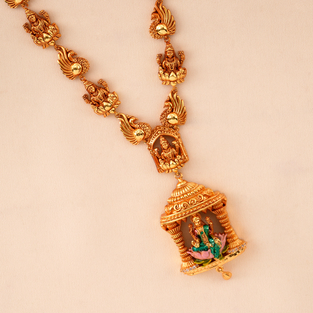 Temple Style Nagas Lakshmi Necklace