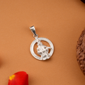 Sacred Charm Silver Ayyappan Dollar
