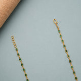 Precious Emerald Gold Chain Necklace