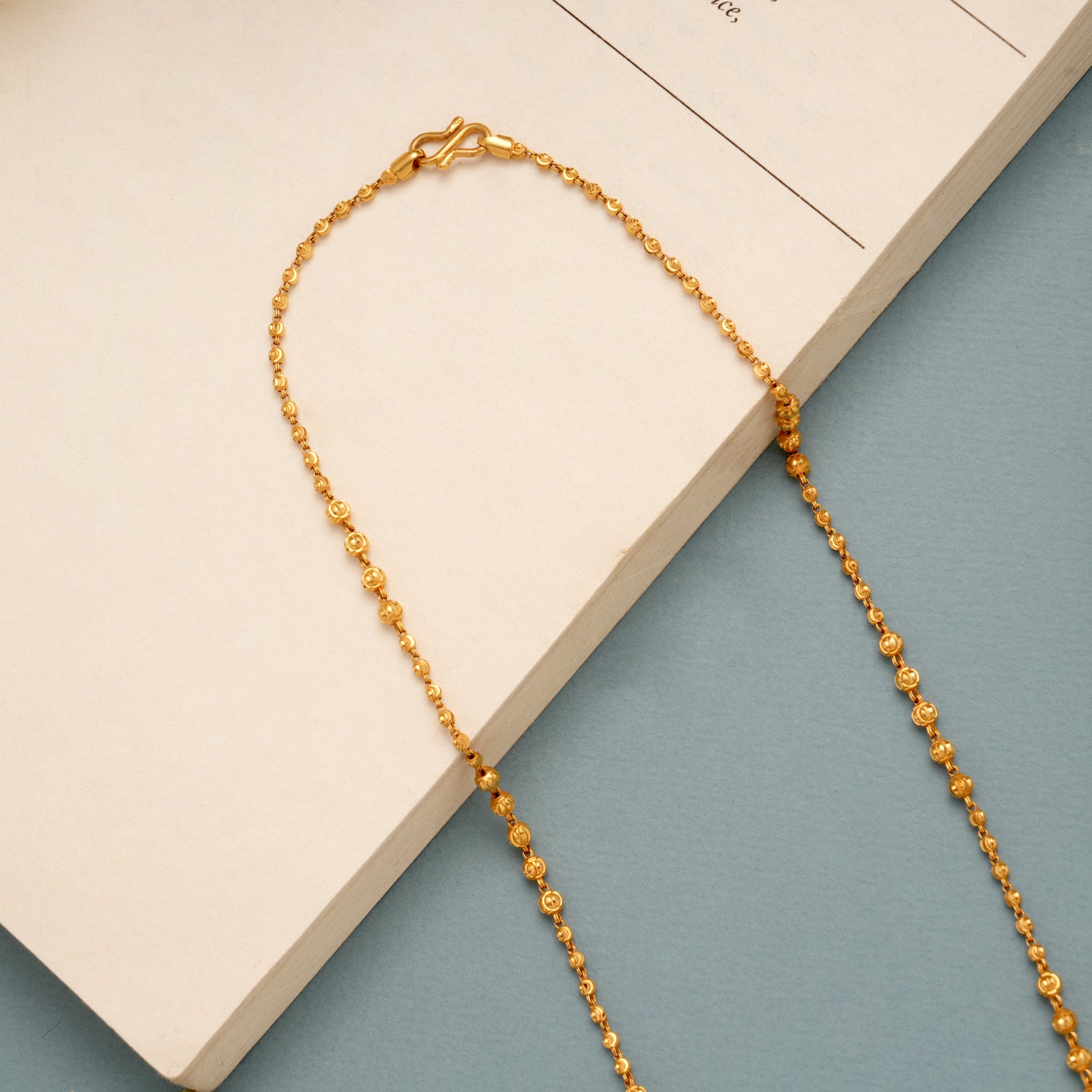 Elite Gold Balls Mala Pattern Chain