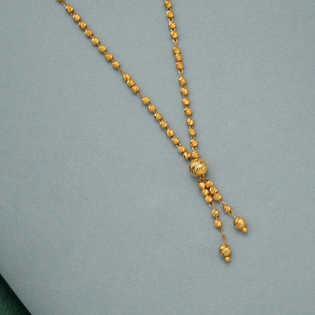 Premium Pearl Mala Gold Chain