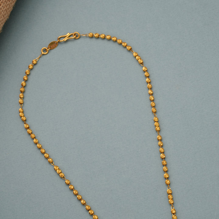 Premium Pearl Mala Gold Chain