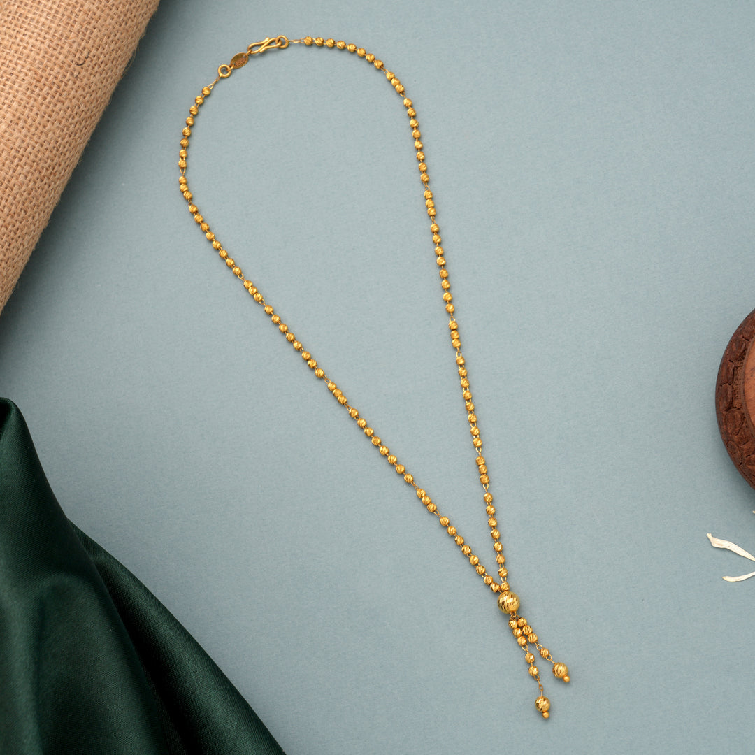 Premium Pearl Mala Gold Chain